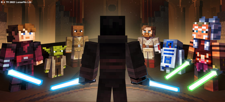 Minecraft StarWarsDLC Launcher 772x350