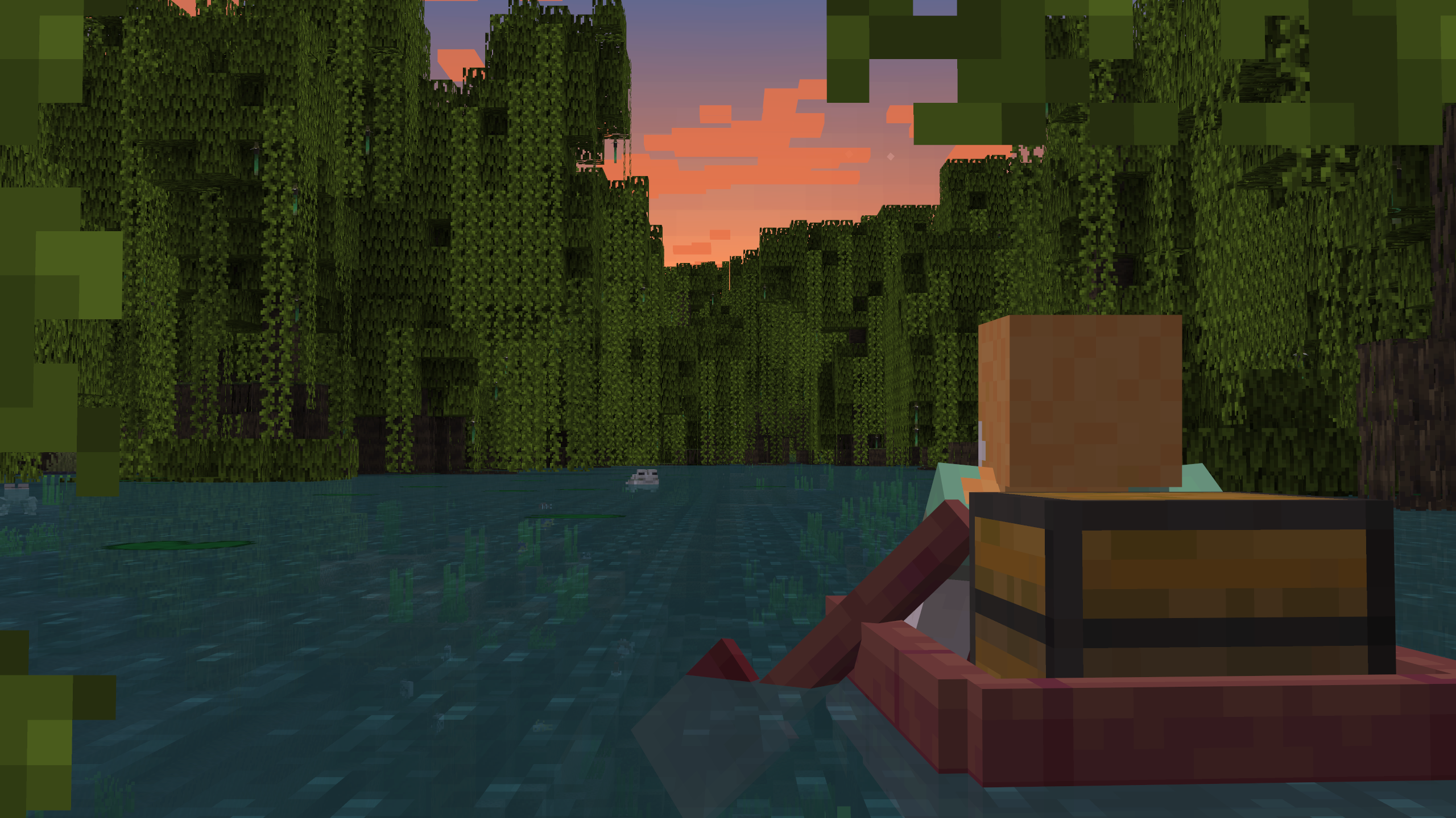 Minecraft 1.19 Boat with Chest