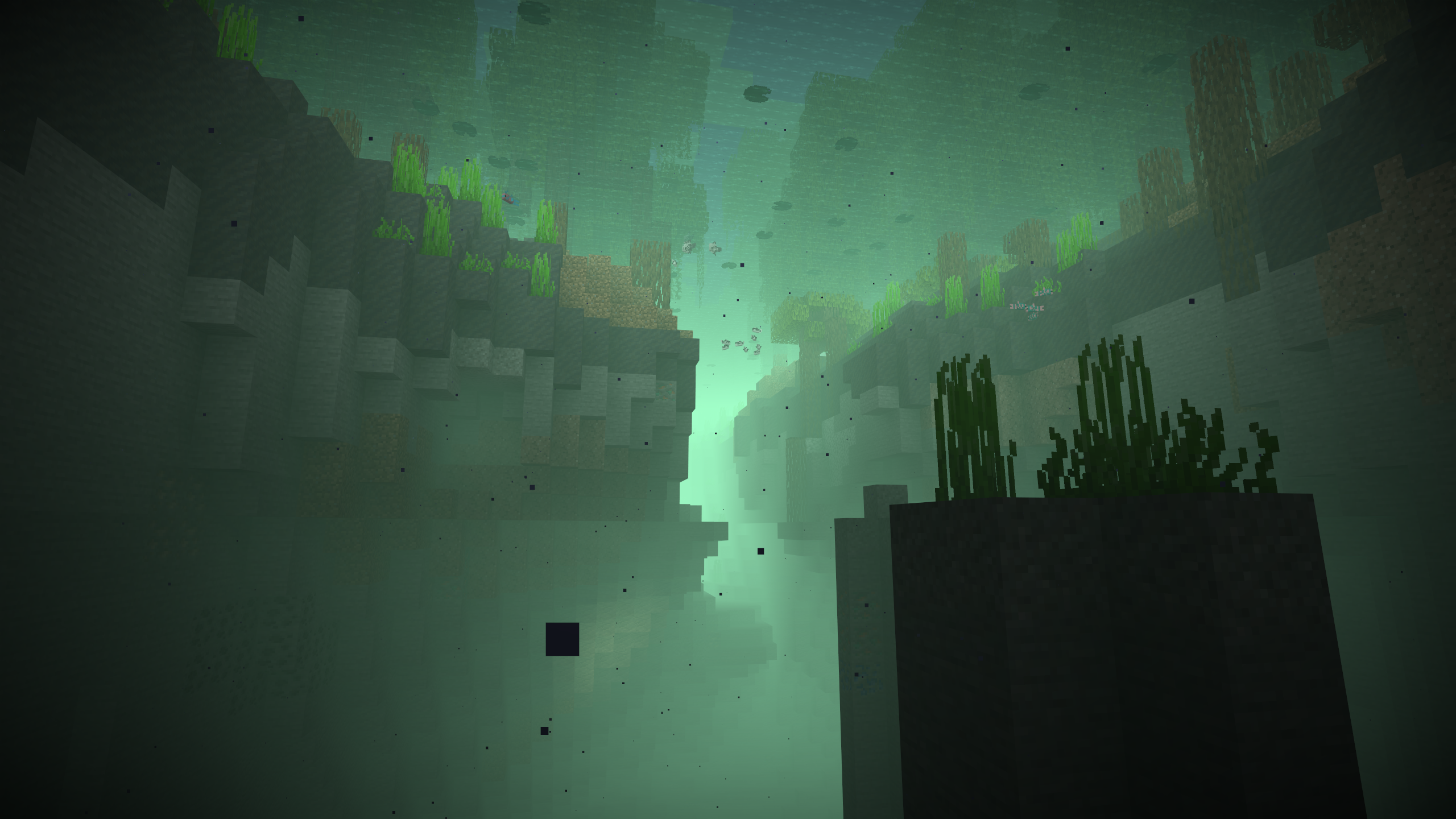 Minecraft 1.19 Underwater in a Mangrove Swamp